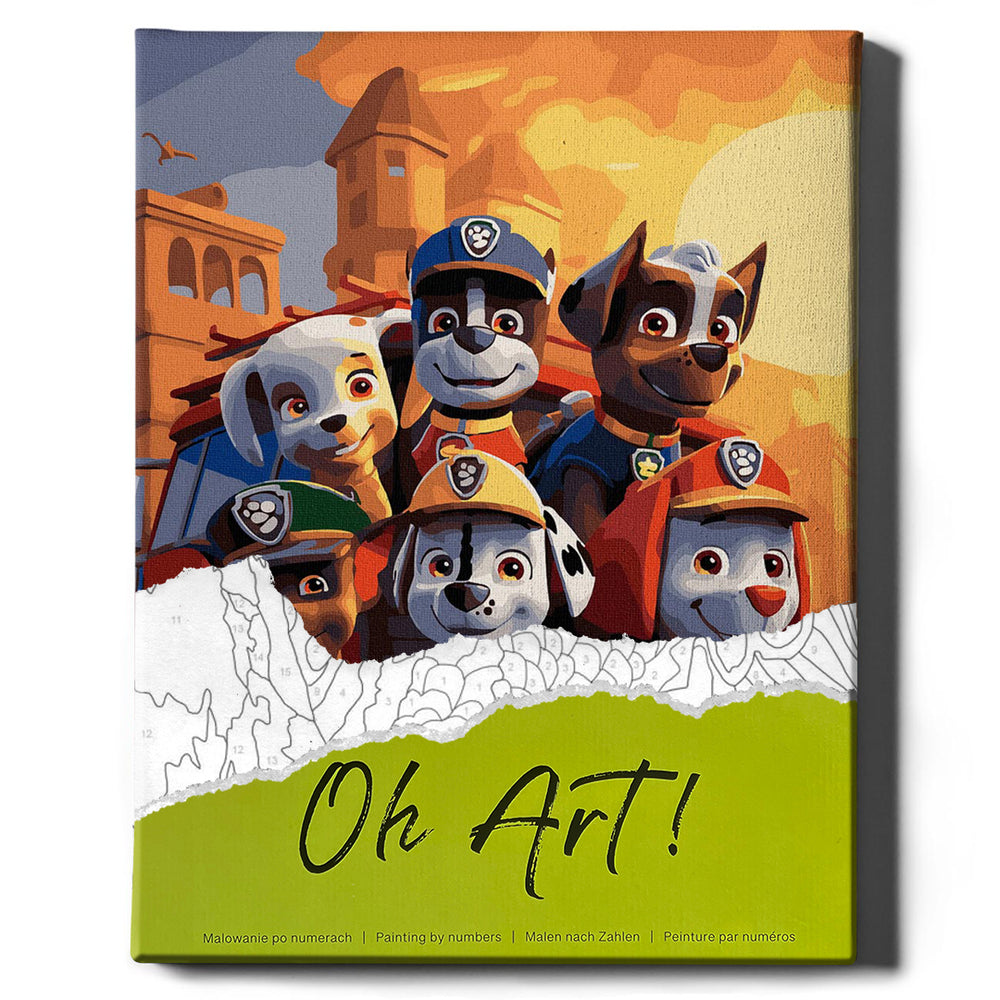 Schilderen voor cijfers - Paw Patrol Fire Brigade