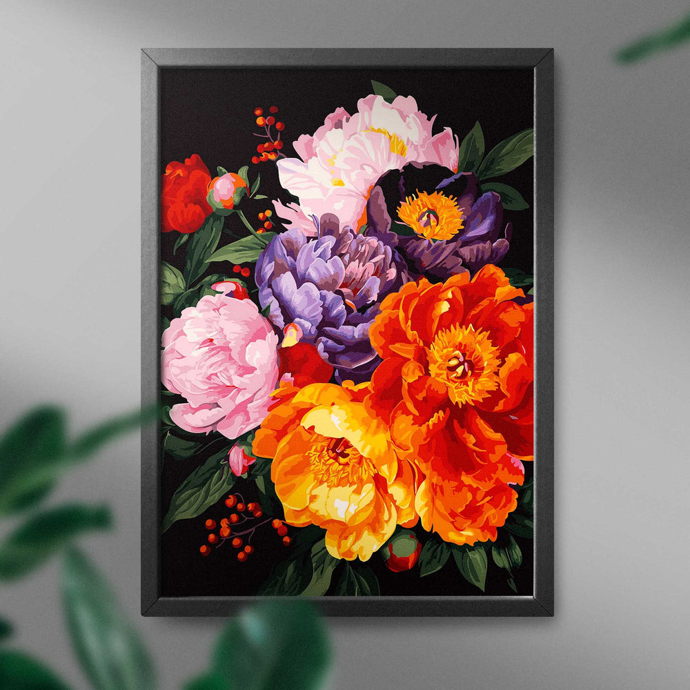 
                      
                        Painting by numbers - Bouquet of peonies
                      
                    