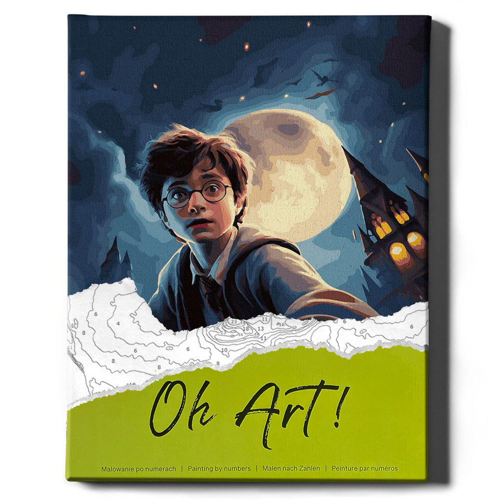 Schilderen voor cijfers - Harry Potter and the Moon