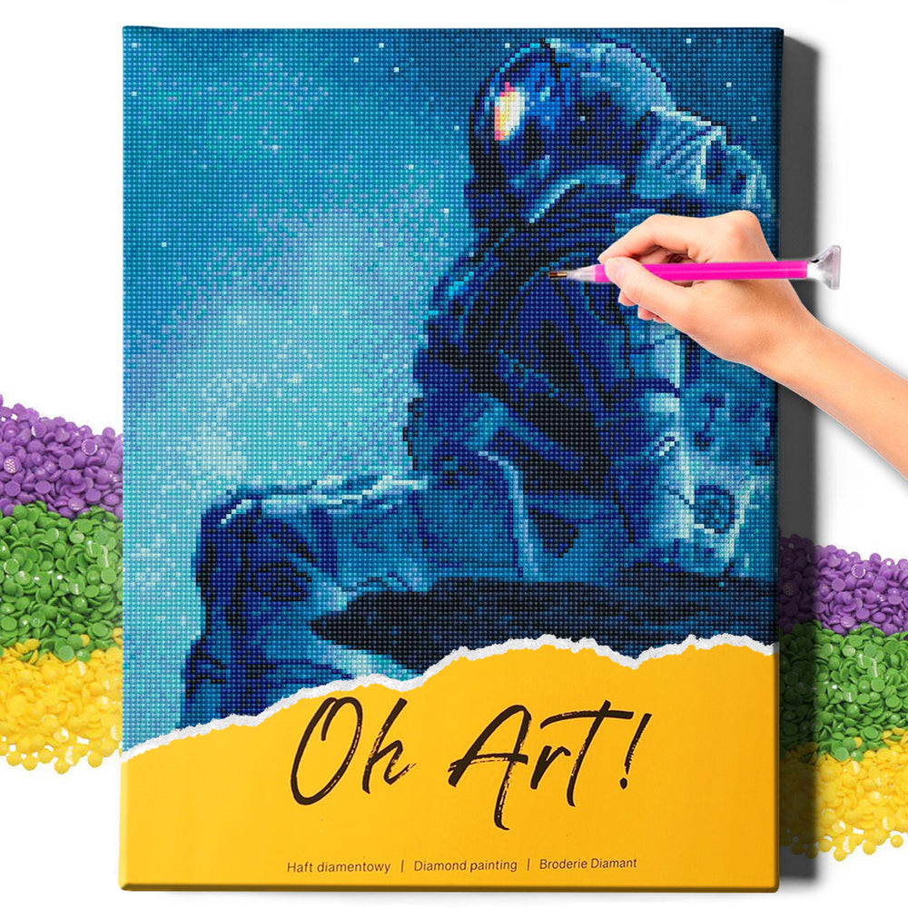 
                      
                        5D Diamond Schilderijenset 40x50 met lijst - Astronaut en sterren
                      
                    