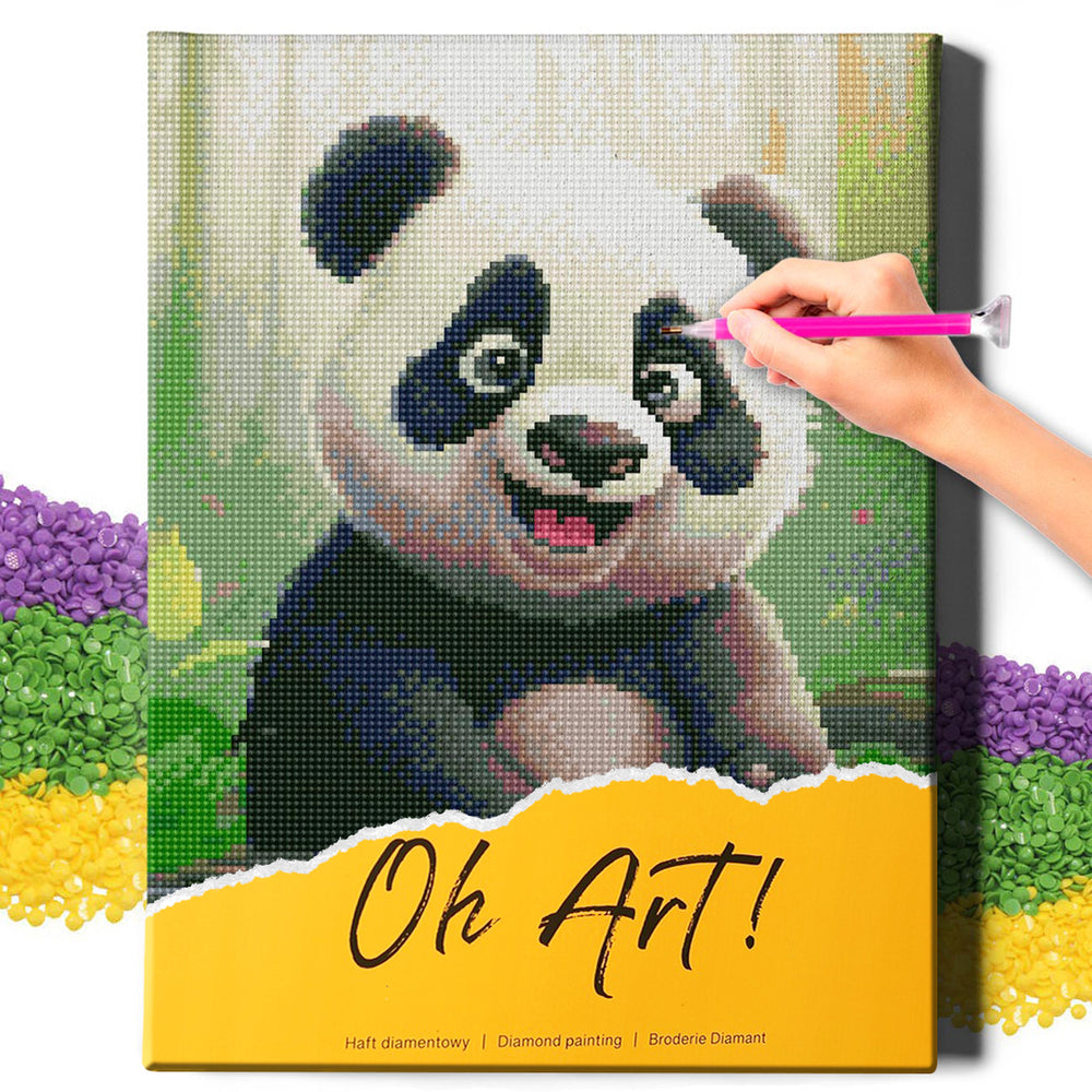 
                      
                        5D Diamond Schilderijenset 30x40 met lijst - Little Panda
                      
                    