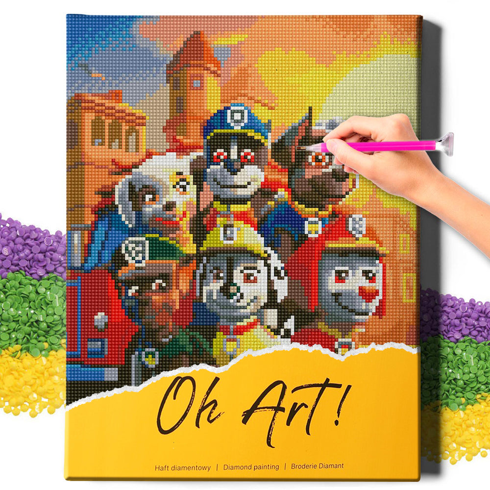 
                      
                        5D Diamond Schilderijenset 30x40 met lijst - Paw Patrol
                      
                    