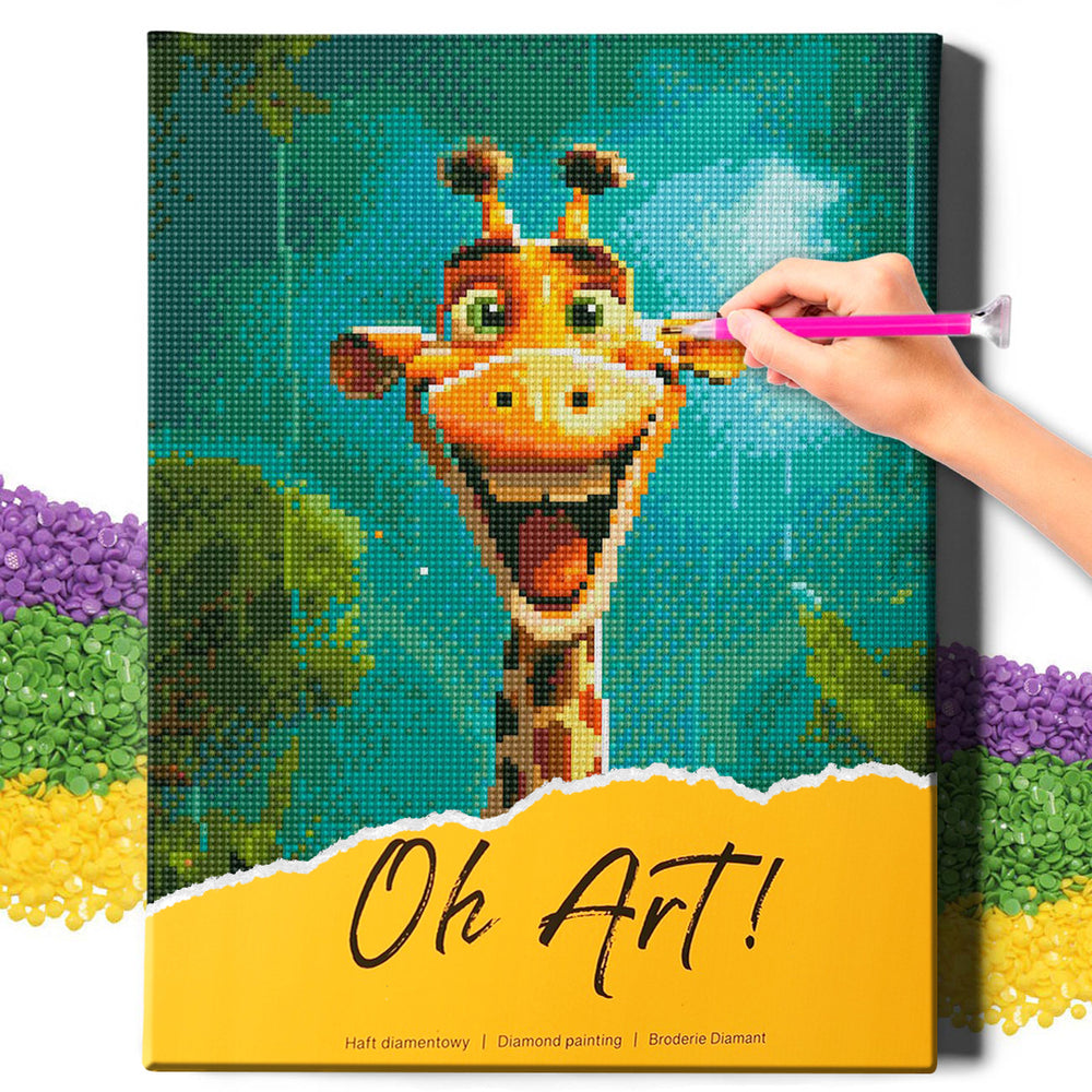 
                      
                        5D Diamond Schilderijenset 30x40 met lijst - Giraffe
                      
                    