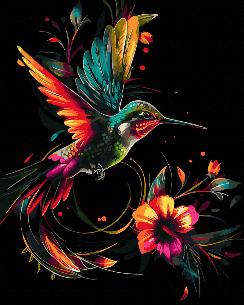 
                      
                        Painting by numbers - Hummingbirds and flowers
                      
                    