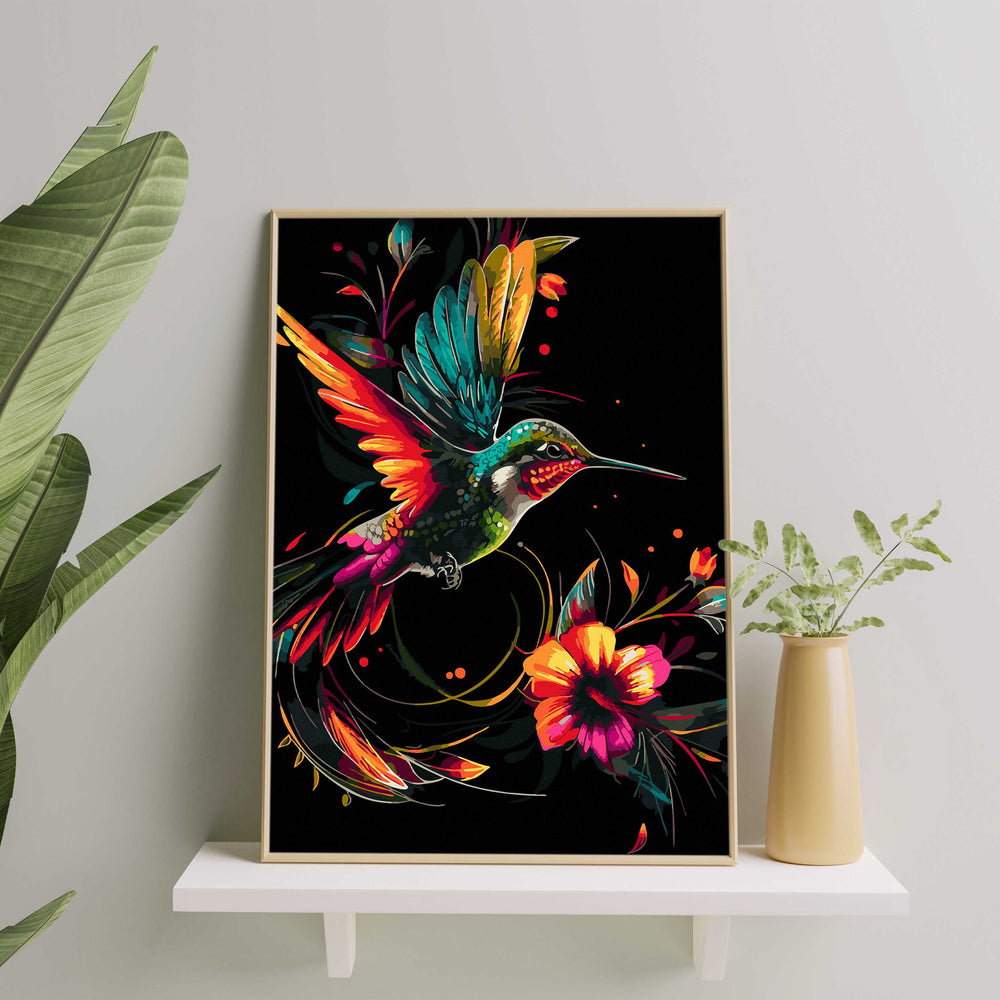 
                      
                        Painting by numbers - Hummingbirds and flowers
                      
                    