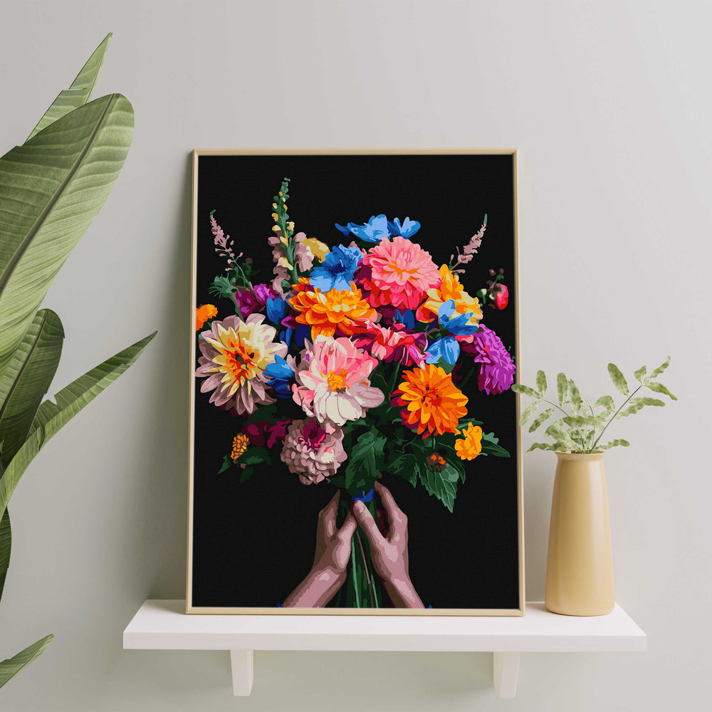 
                      
                        Painting by numbers - Colorful bouquet of flowers
                      
                    