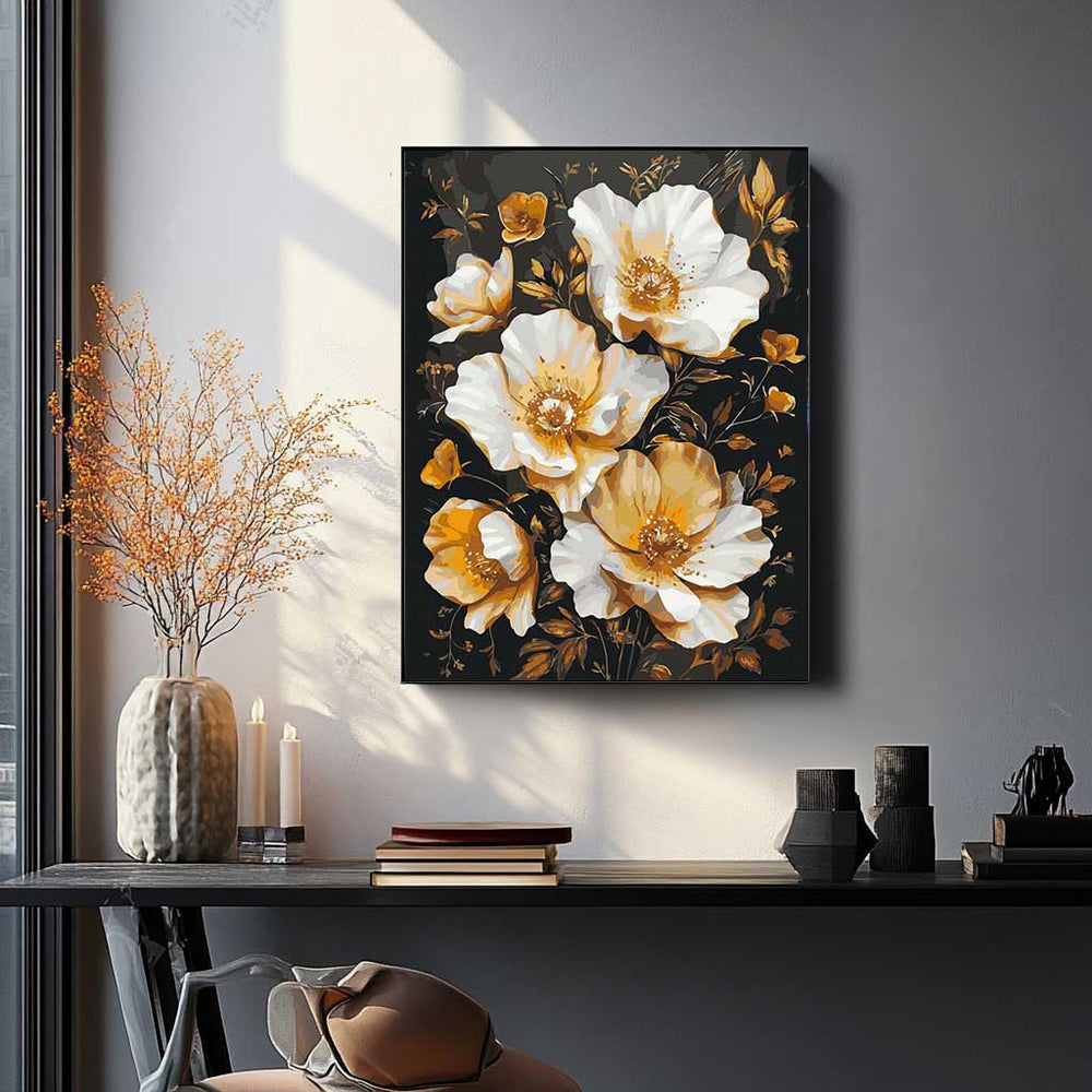 
                      
                        Painting by numbers - Flowers in gold
                      
                    