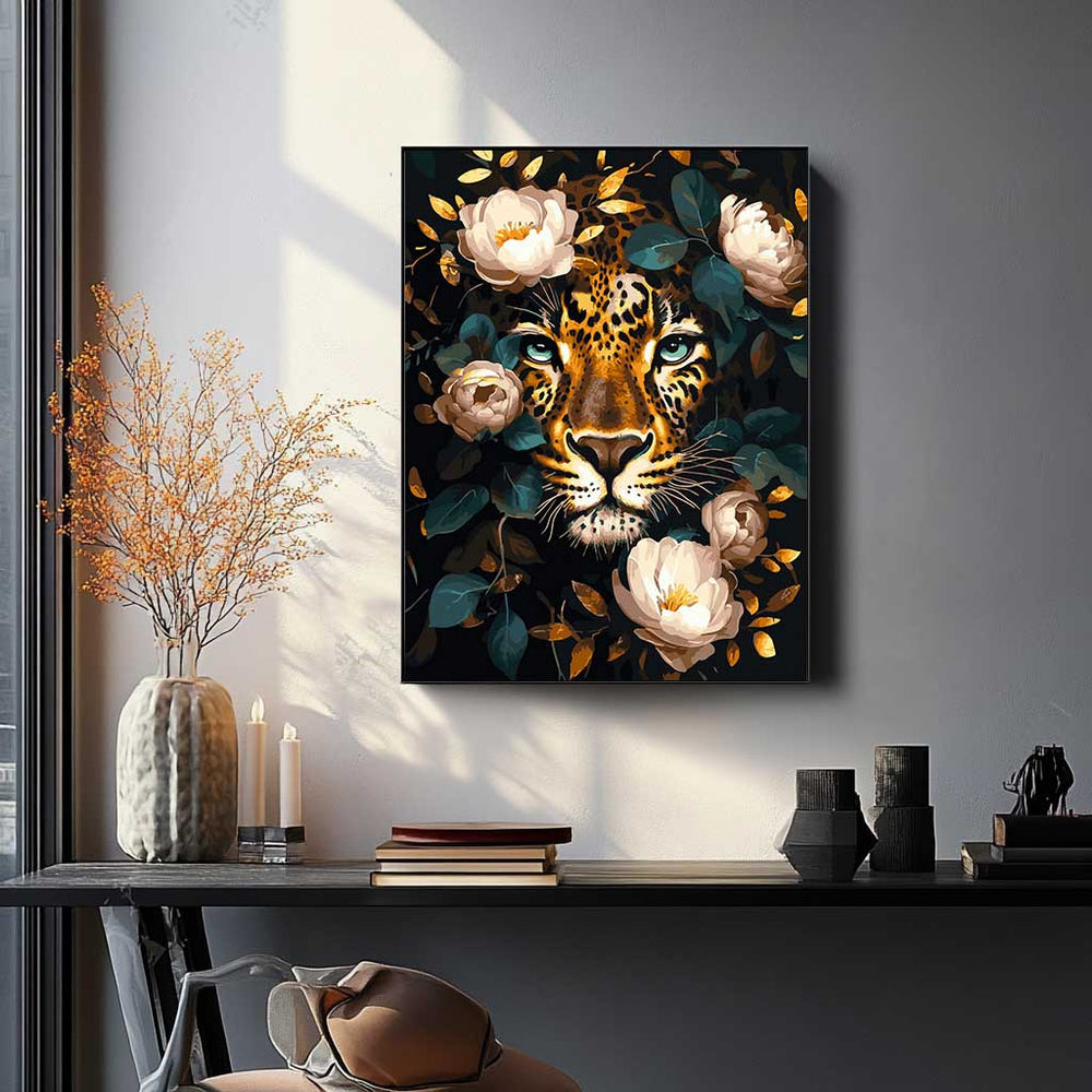 
                      
                        Painting by numbers - Leopard and peonies
                      
                    