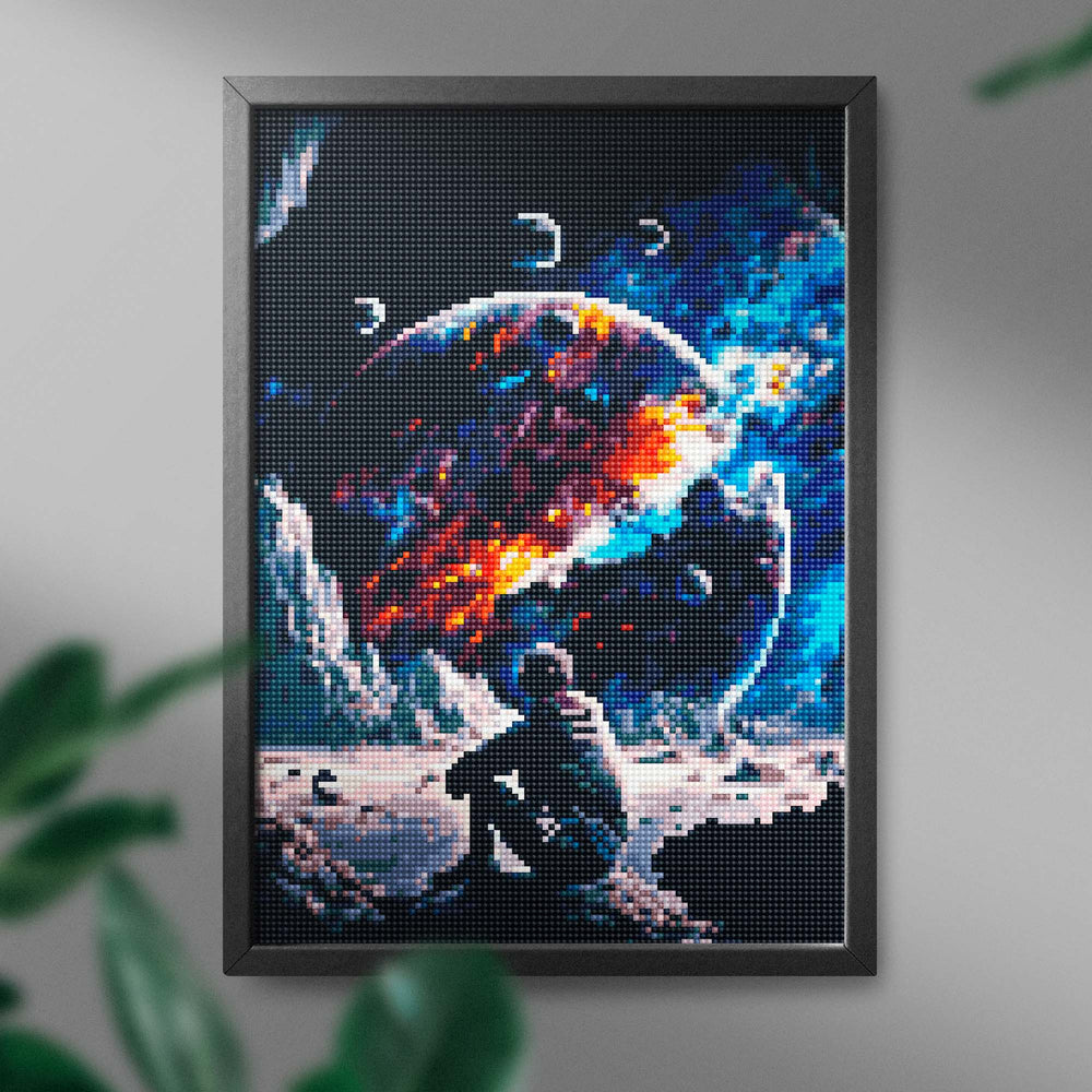 
                      
                        5D Diamond Schilderijenset 30x40 met lijst - Astronaut op de maan
                      
                    