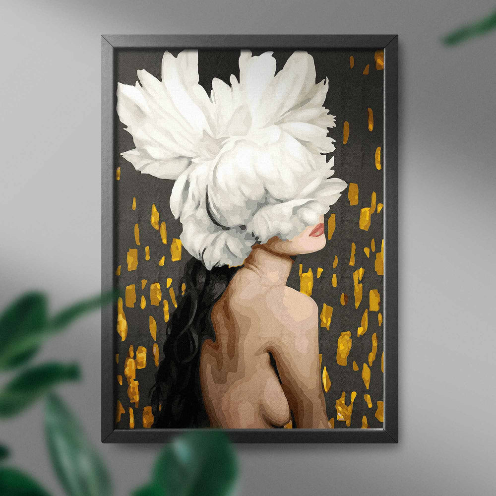 
                      
                        Painting by numbers - Girl with white flower
                      
                    