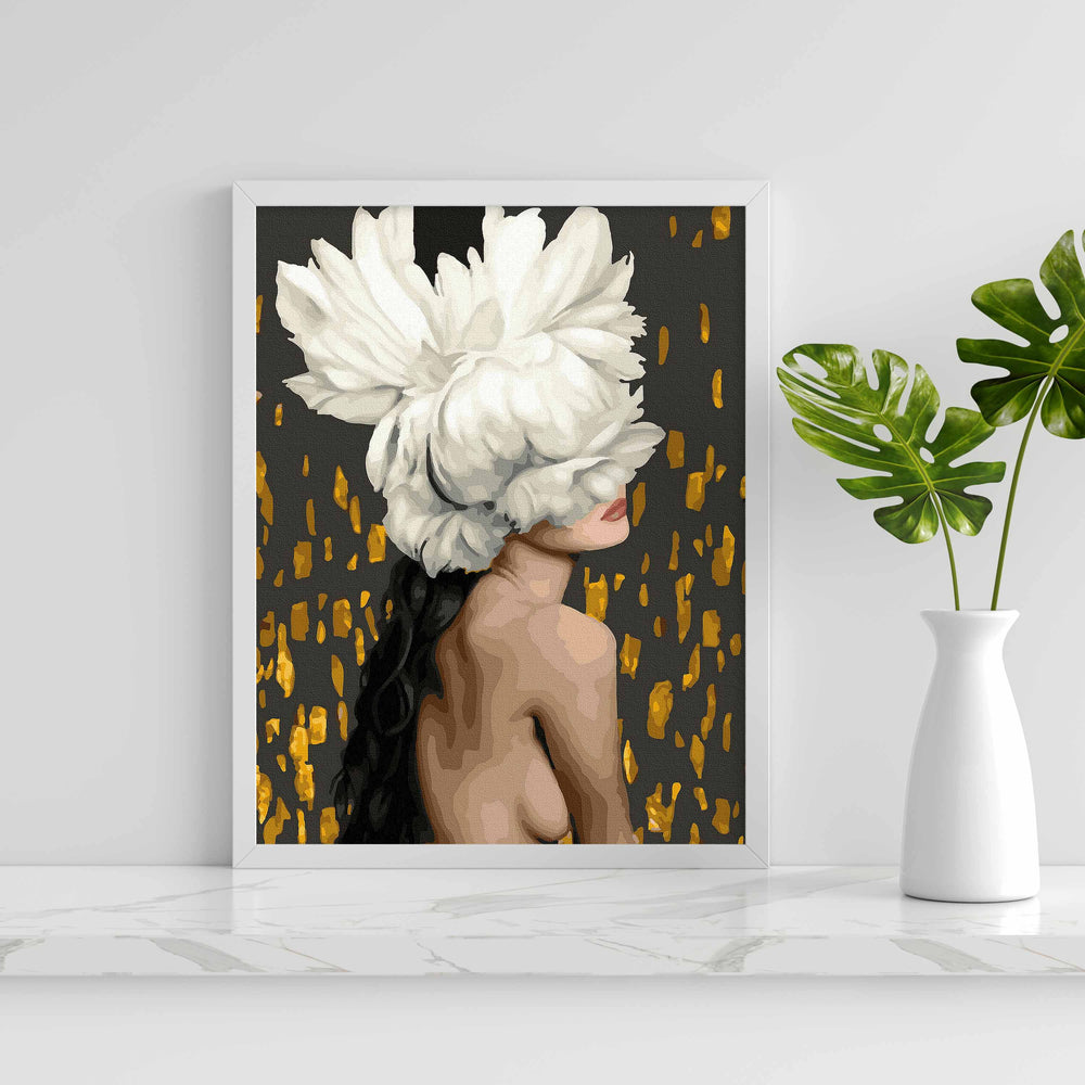 
                      
                        Painting by numbers - Girl with white flower
                      
                    