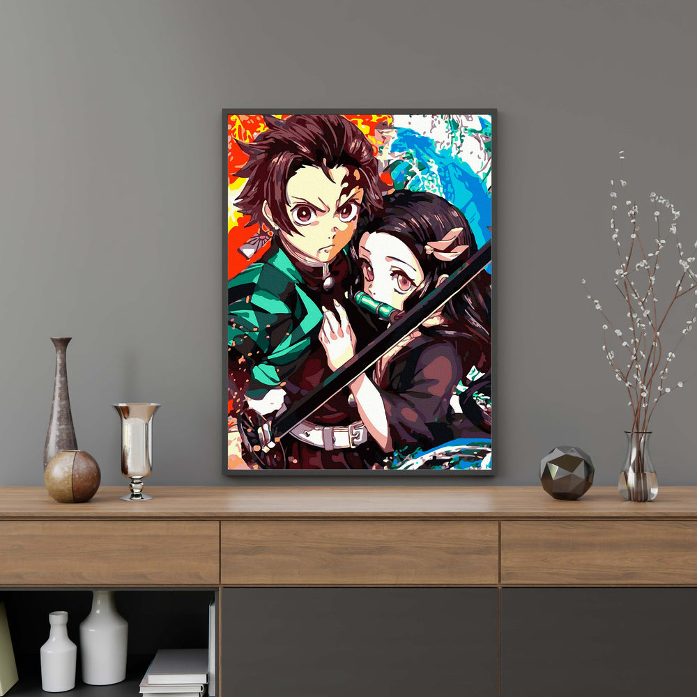 
                      
                        Painting by numbers - Girl and boy in anime
                      
                    