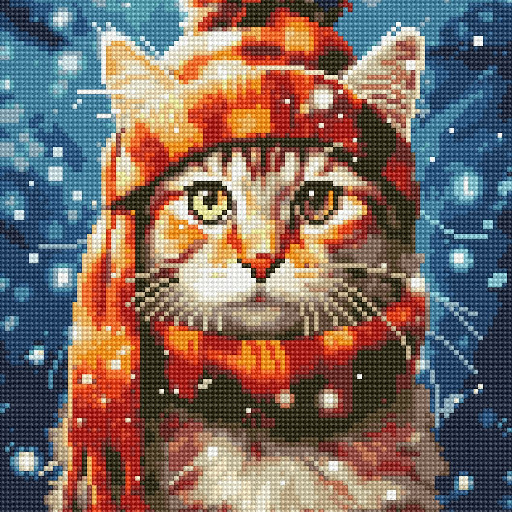 
                      
                        5D Diamond Schilderijenset 30x40 met lijst - Kitten met muts
                      
                    