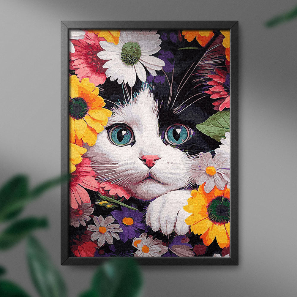 
                      
                        Painting by numbers - Kitten in the flowers
                      
                    