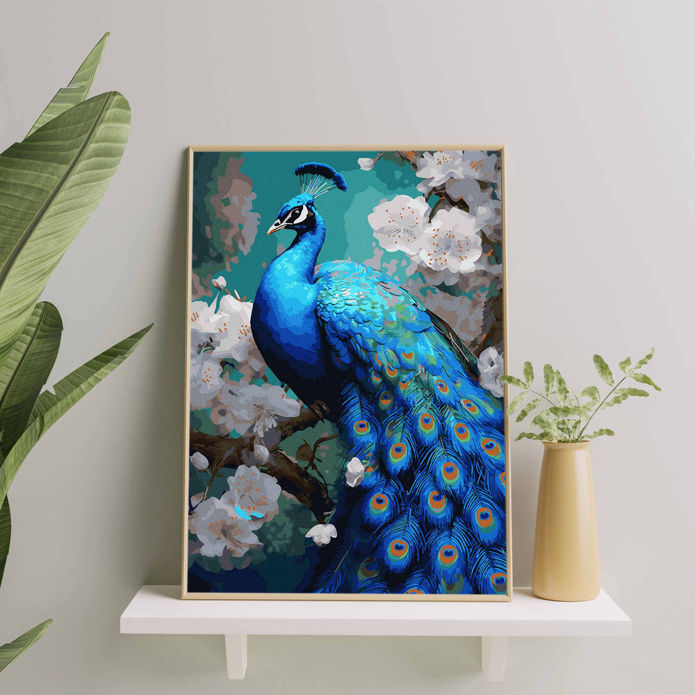 
                      
                        Painting by numbers - Blue peacock
                      
                    