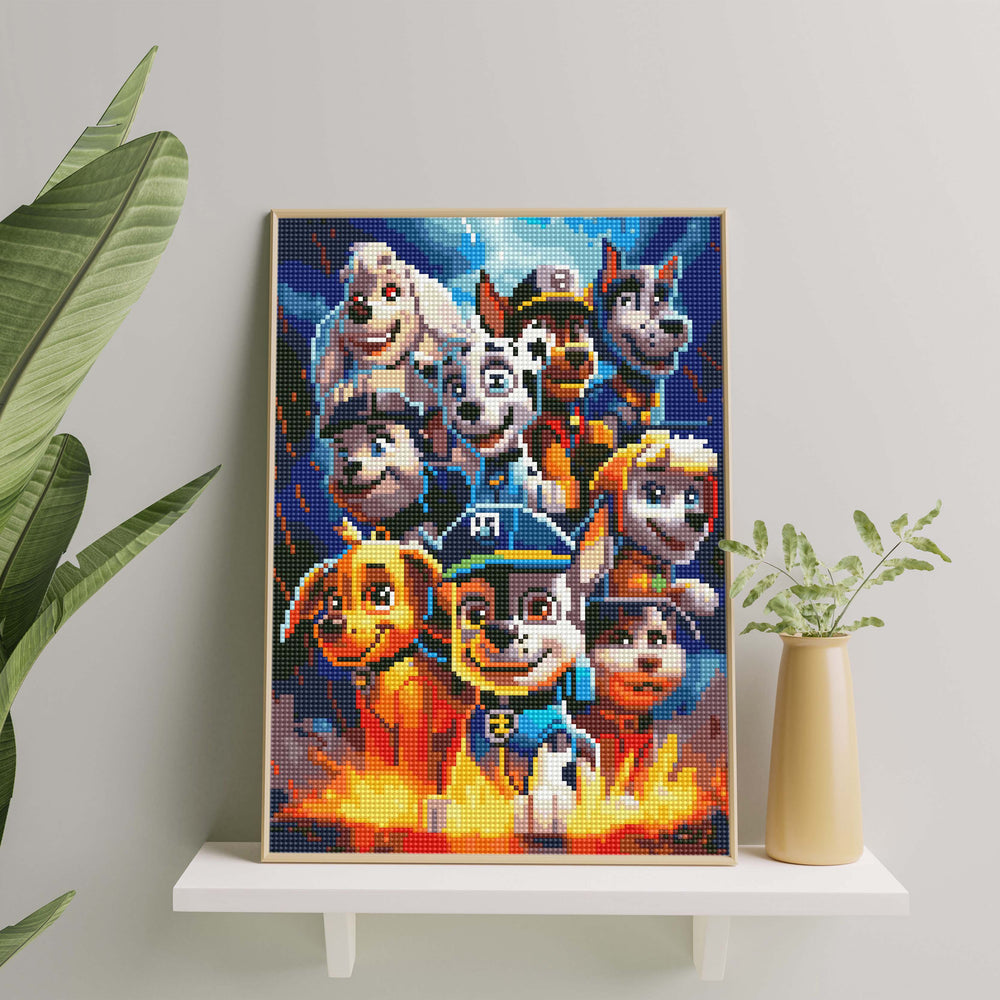 
                      
                        5D Diamond Schilderijenset 30x40 met lijst - Paw Patrol 2
                      
                    