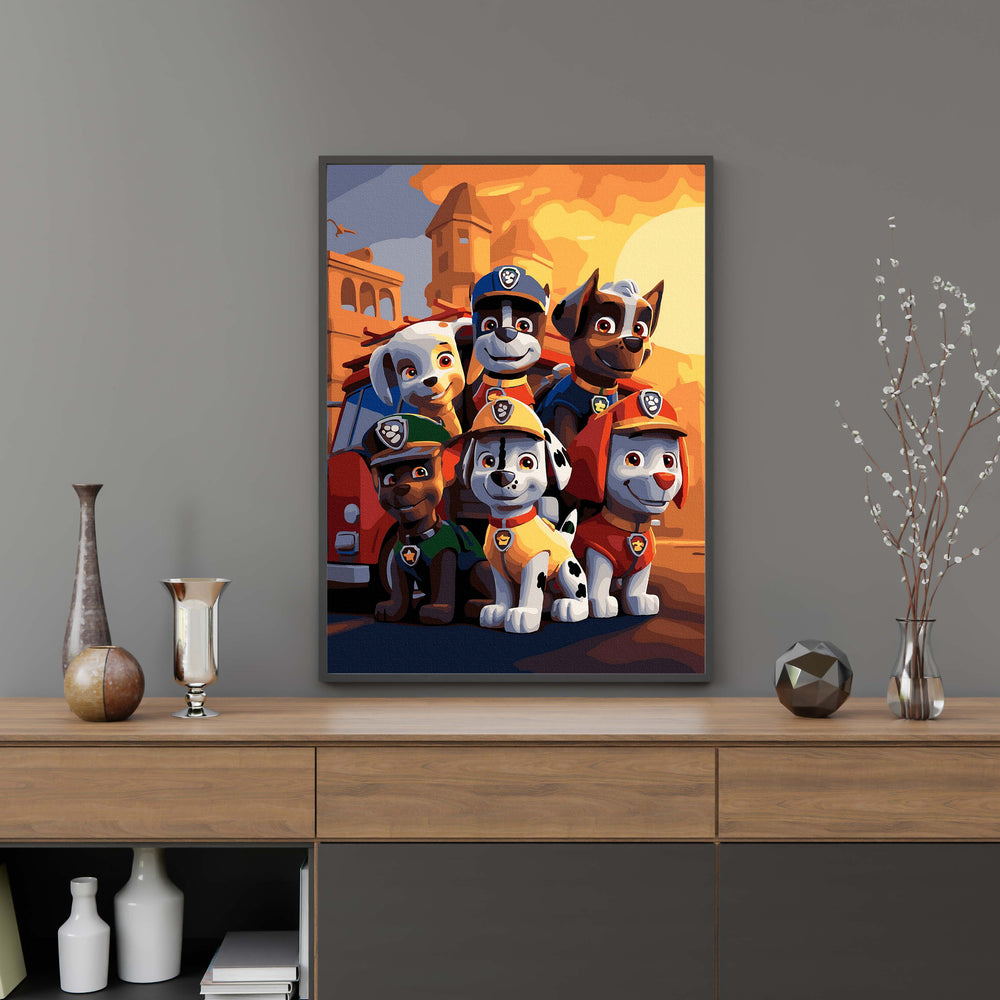 
                      
                        Painting by numbers - Paw Patrol Fire Brigade
                      
                    