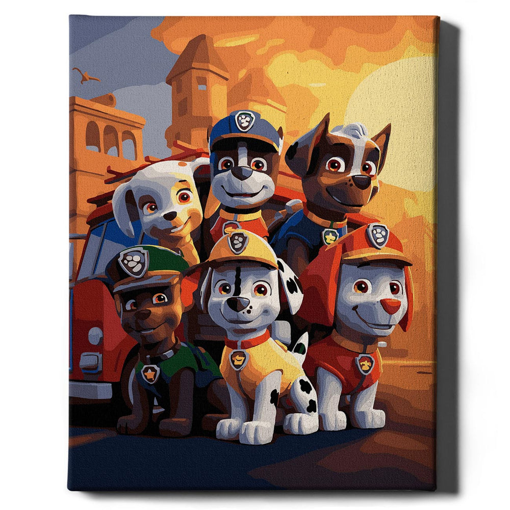 Schilderen voor cijfers - Paw Patrol Fire Brigade