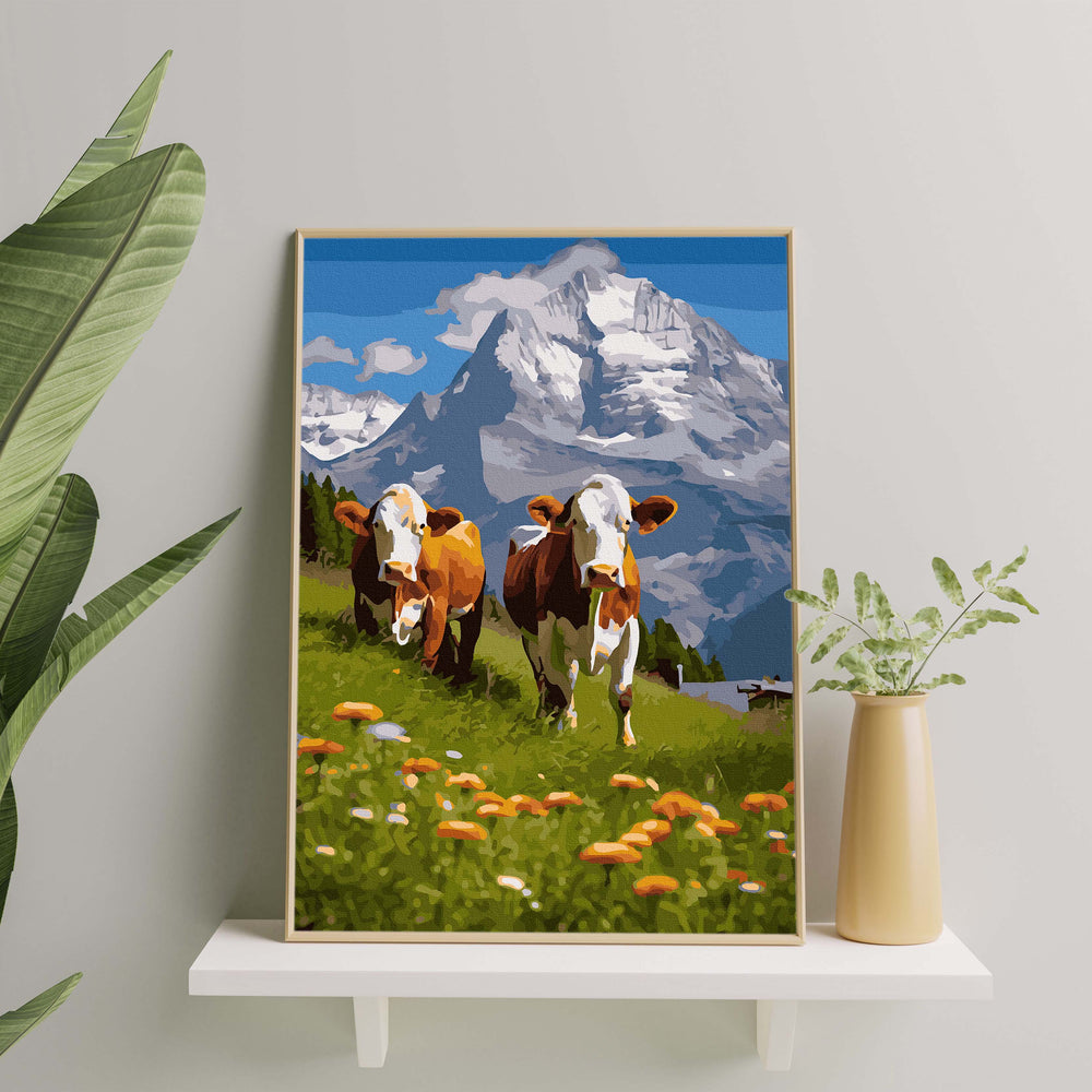 
                      
                        Painting by numbers - Swiss cows
                      
                    