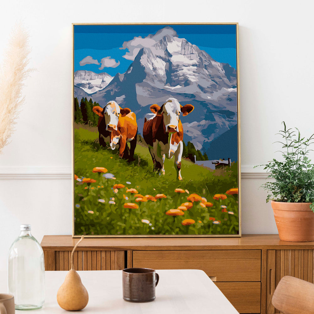 
                      
                        Painting by numbers - Swiss cows
                      
                    