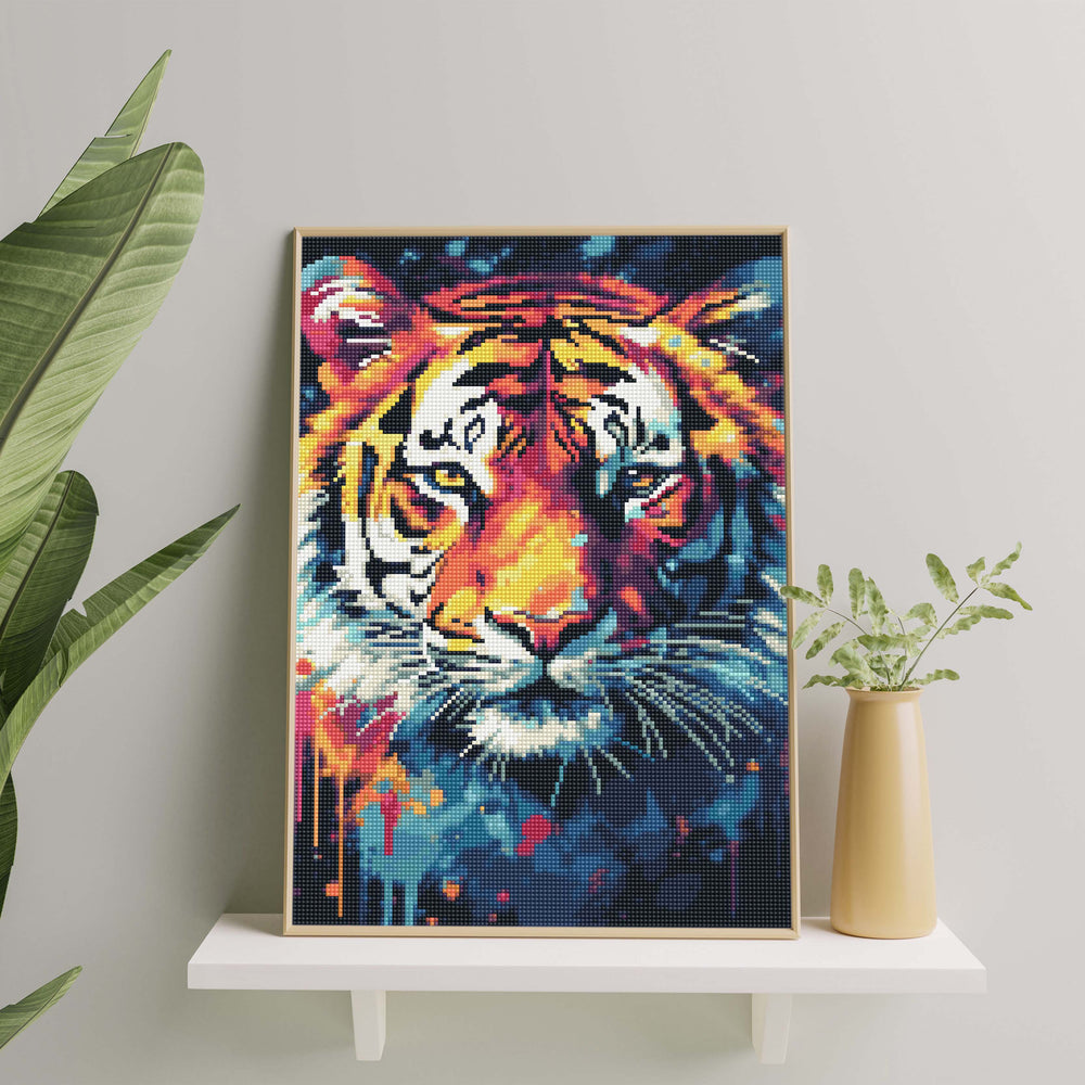 
                      
                        5D Diamond Schilderijenset 40x50 met lijst - Tijger
                      
                    