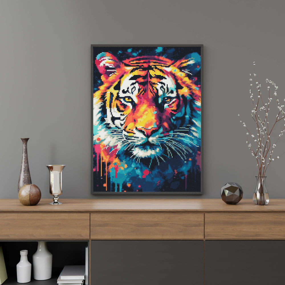 
                      
                        5D Diamond Schilderijenset 40x50 met lijst - Tijger
                      
                    