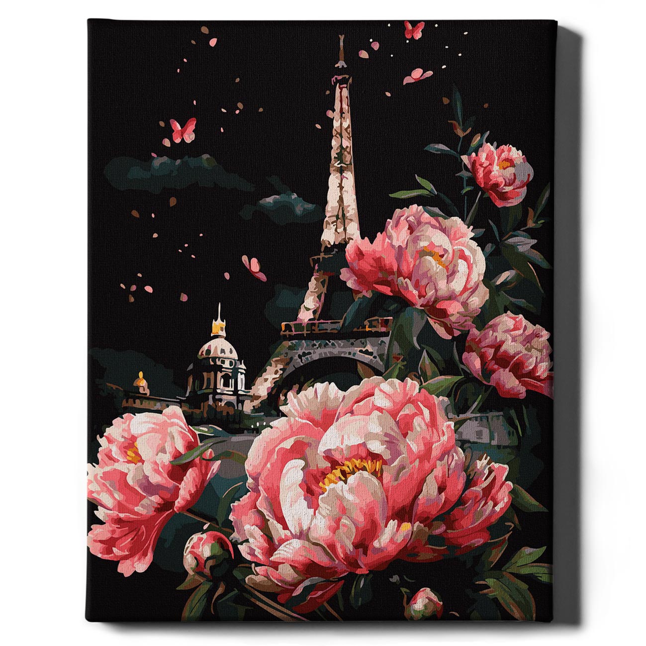 Painting by numbers - Paris and peonies