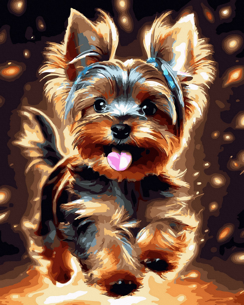 
                      
                        Schilderen op nummer - Happy Yorkshire Terrier
                      
                    