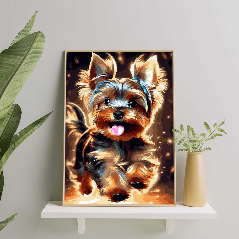 
                      
                        Schilderen op nummer - Happy Yorkshire Terrier
                      
                    